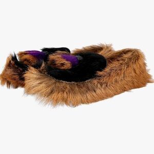 Prada Women's Brown Leather Loafers 1D892H Prada Sheepskin Shoes, New In Box